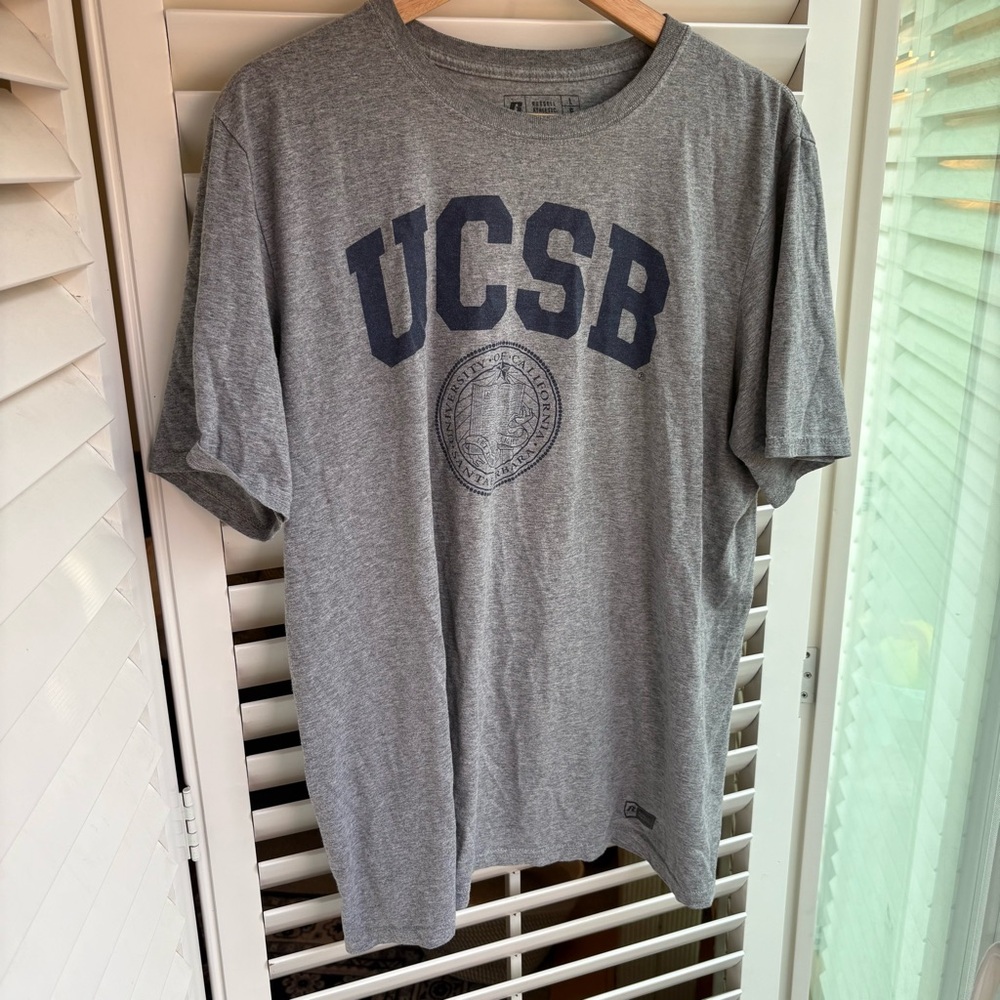 Russell Athletic Gray UCSB T-Shirt
